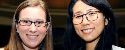 Social Work HEALS Scholars Elizabeth Matthews and Eun-Hye Yi At 2018 NASW National Conference
